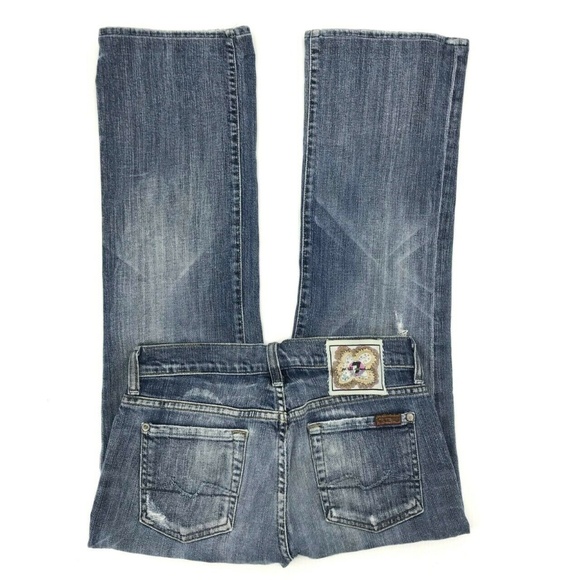 7 For All Mankind Nakita Bootcut Jeans Size 26 - Picture 7 of 8
